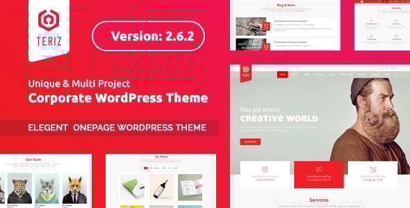 Teriz - Multipurpose Onepage WordPress Theme Logo